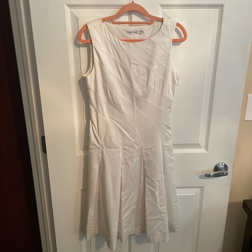 White Calvin Klein Dress